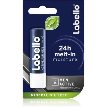 Labello Active Care balsam de buze pentru bărbați