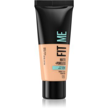 MAYBELLINE NEW YORK Fit Me! Matte+Poreless machiaj mat pentru piele normală și grasă