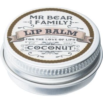 Mr Bear Family Coconut balsam de buze pentru barbati