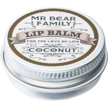 Mr Bear Family Coconut balsam de buze pentru barbati Mr Bear Family Coconut balsam de buze pentru barbati