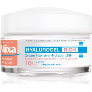 Mixa Hyalurogel Rich crema de zi intens hidratanta cu acid hialuronic