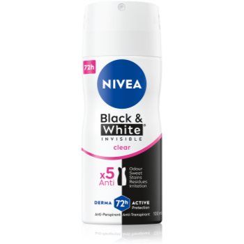 NIVEA Invisible Black & White Clear antiperspirant Spray