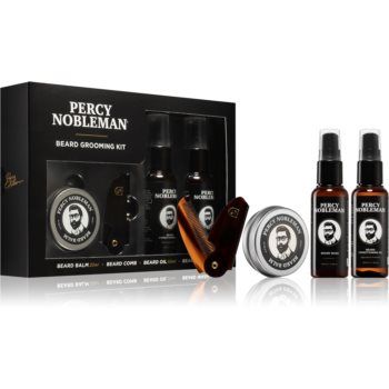 Percy Nobleman Beard Grooming Kit set cadou (pentru barbă)