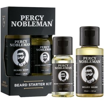 Percy Nobleman Beard Starter Kit set pentru bărbați
