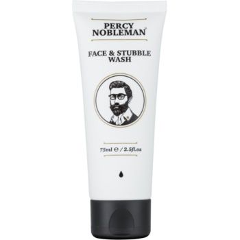 Percy Nobleman Face & Stubble Wash gel de curățare pentru față și barbă