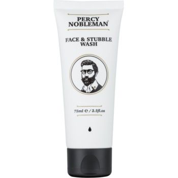 Percy Nobleman Face & Stubble gel de curățare pentru față și barbă Percy Nobleman Face & Stubble gel de curățare pentru față și barbă