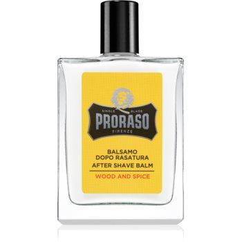 Proraso Wood and Spice balsam hidratant dupa barbierit de firma original