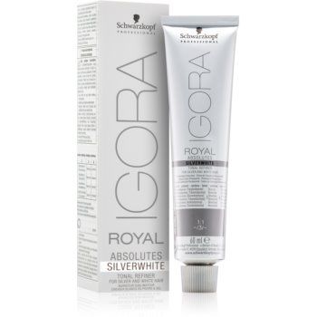 Schwarzkopf Professional IGORA Royal Absolutes SilverWhite Semipermanent colorant a părului de grizonat și alb