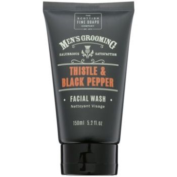 Scottish Fine Soaps Men’s Grooming Thistle & Black Pepper Gel facial de curatare de firma original