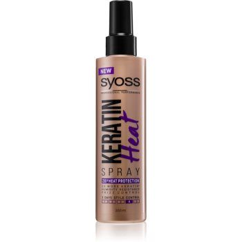 Syoss Keratin spray protector pentru modelarea termica a parului ieftin