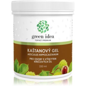 Green Idea Topvet Premium Kaštanový gel gel masaj pentru vene si artere ieftin