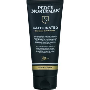 Percy Nobleman Hair sampon pe baza de cofeina pentru barbati pentru corp si par