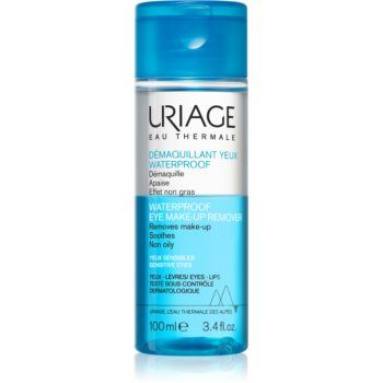 Uriage Hygiène Waterproof Eye Make-up Remover demachiant pentru machiajul rezistent la apa pentru ochi sensibili