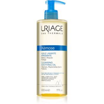 Uriage Xémose Cleansing Soothing Oil ulei calmant pentru curatare pentru ten uscat și sensibil ieftin