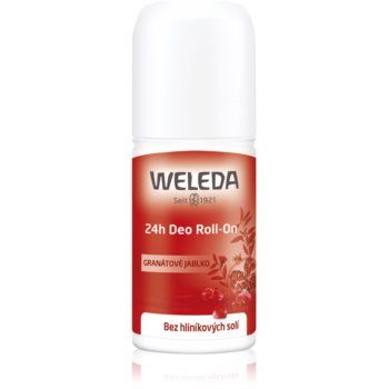 Weleda Pomegranate deodorant roll-on fără săruri de aluminiu 24 de ore
