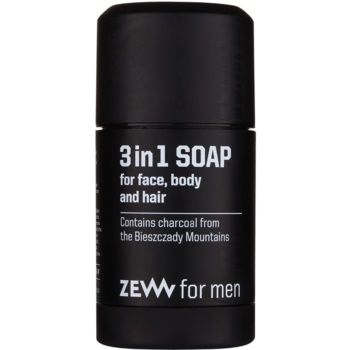 Zew For Men 3 in 1 Soap Sapun natural pentru fata, corp si par 3 in 1