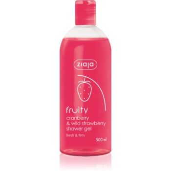 Ziaja Fruity Cranberry & Wild Strawberry gel de dus hidratant