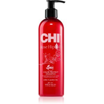 CHI Rose Hip Oil Shampoo șampon pentru păr vopsit