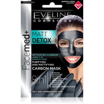 Eveline Cosmetics FaceMed+ mască pentru față pentru ten gras și mixt