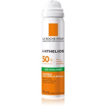 La Roche-Posay Anthelios spray revigorant pentru față anti-strălucire SPF 50+