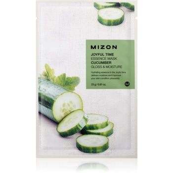 Mizon Joyful Time Cucumber Mască textilă cu efect de iluminare și hidratare