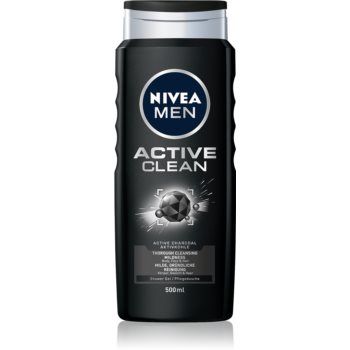 Nivea Men Active Clean gel de duș pentru barbati