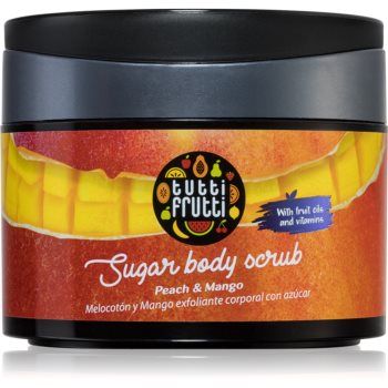 Farmona Tutti Frutti Peach & Mango exfoliant de corp cu zahăr