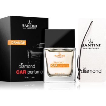 SANTINI Cosmetic Diamond Orange parfum pentru masina ieftin