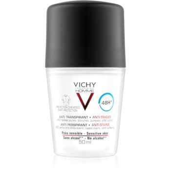 Vichy Homme Deodorant antiperspirant împotriva petelor albe și galbene 48 de ore