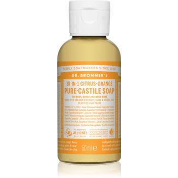 Dr. Bronner’s Citrus & Orange săpun lichid universal