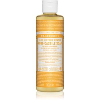 Dr. Bronner’s Citrus & Orange săpun lichid universal