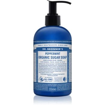 Dr. Bronner’s Peppermint săpun lichid pentru corp si par