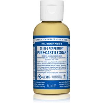 Dr. Bronner’s Peppermint săpun lichid universal