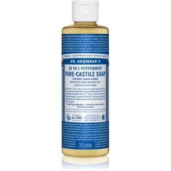 Dr. Bronner’s Peppermint săpun lichid universal