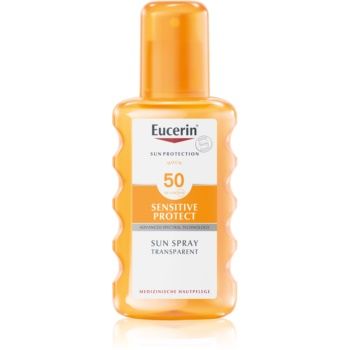 Eucerin Sun Dry Touch Oil Control spray protector pentru plajă SPF 50