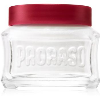 Proraso Red Crema inainte de epilare pentru barba si mustata deasa si aspra