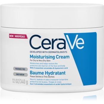 CeraVe Moisturizers Crema hidratanta pentru fata si corp pentru pielea uscata sau foarte uscata