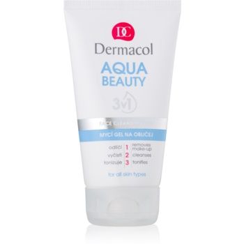 Dermacol Aqua Beauty Gel facial de curatare 3 in 1