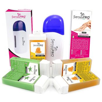 Kit Epilare Lady Azure + CADOU Rezerva Ceara aplicator ingust la reducere