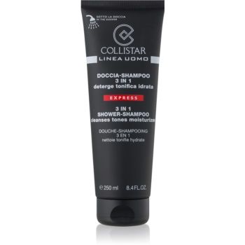 Collistar Uomo 3 in 1 Shower-Shampoo Express gel de dus pentru corp si par