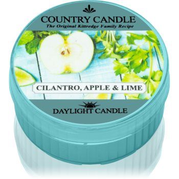 Country Candle Cilantro, Apple & Lime lumânare de firma original