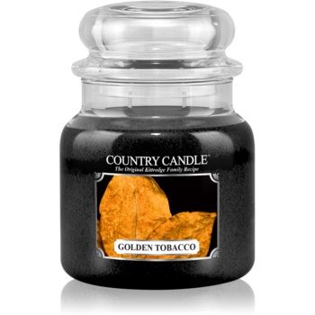 Country Candle Golden Tobacco lumânare parfumată