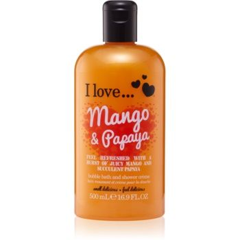 I love... Mango & Papaya cremă de duș și baie ieftin