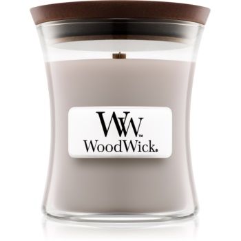 Woodwick Wood Smoke lumânare parfumată cu fitil din lemn