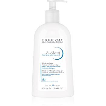 Bioderma Atoderm Intensive Gel Moussant gel spumant hranitor pentru piele foarte sensibila sau cu dermatita atopica