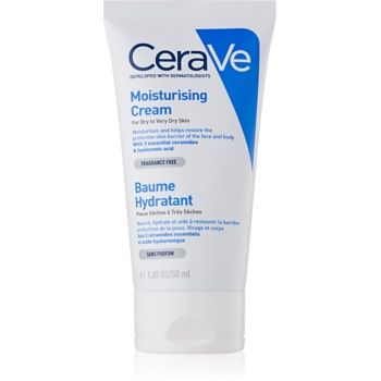 CeraVe Moisturizers Crema hidratanta pentru fata si corp pentru pielea uscata sau foarte uscata