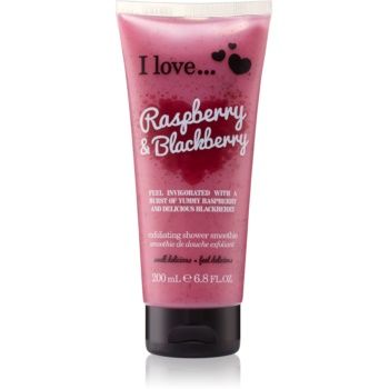 I Love Raspberry & Blackberry gel de dus exfoliant