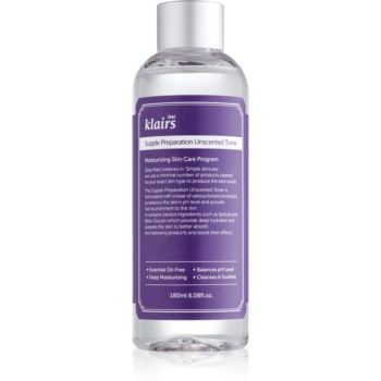 Klairs Supple Preparation Unscented Toner tonic hidratant pentru echilibrarea pH-ului pielii fara parfum