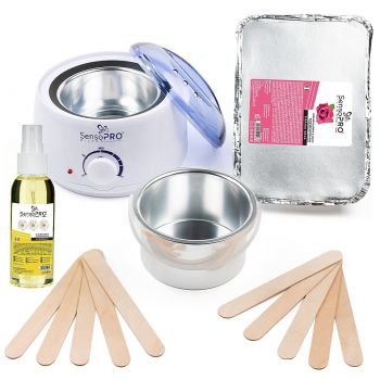 Kit Epilare Ceara Traditionala SensoPRO Milano Rose, 1 Kg Kit Epilare Ceara Traditionala SensoPRO Milano Rose, 1 Kg