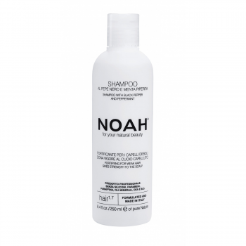 SHAMPOO WITH BLACK PEPPER AND PEPPERMINT 250ml